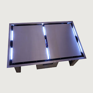Forno Arezzo 44" 1200 CFM Recessed Ceiling Range Hood in Stainless Steel, Hybrid Filters, Remote Control, FRHRE5312-44