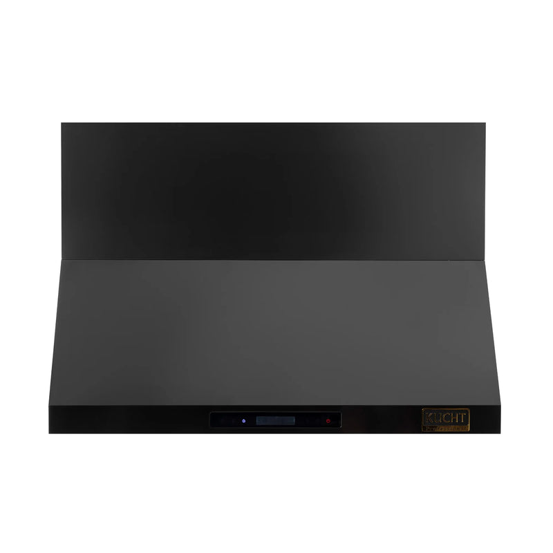 Kucht Professional 48" 1200 CFM Wall Mount Range Hood in Titanium Stainless Steel, Digital Controls, KRH483A-C