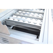 Kokomo Grills Professional 4 Burner 32 Inch Cart BBQ Grill with stainless steel sear briquette system and heavy-duty rust-resistant construction.