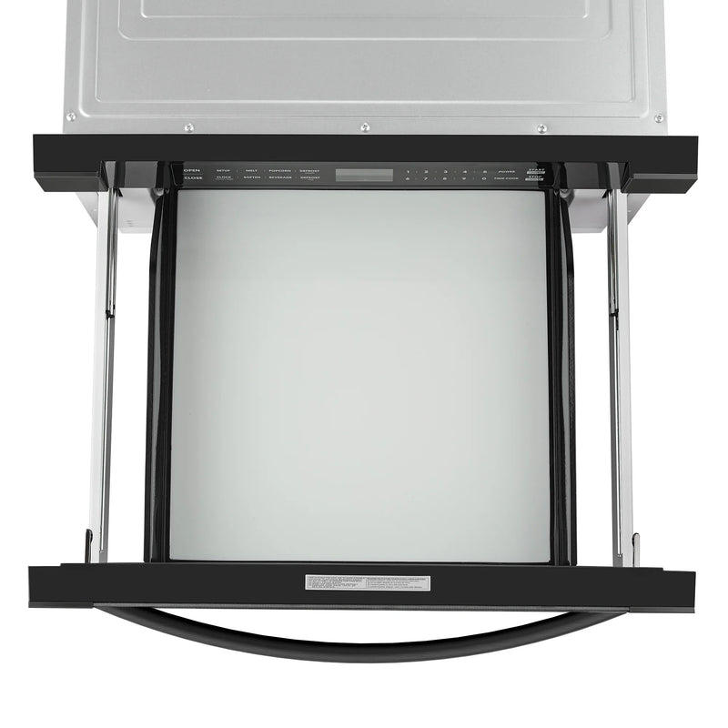 Cosmo 24" Haven Collection Microwave Drawer in Matte Black, 1.2 cu. ft., 1000W, Touch Controls, COS-12MWDBK