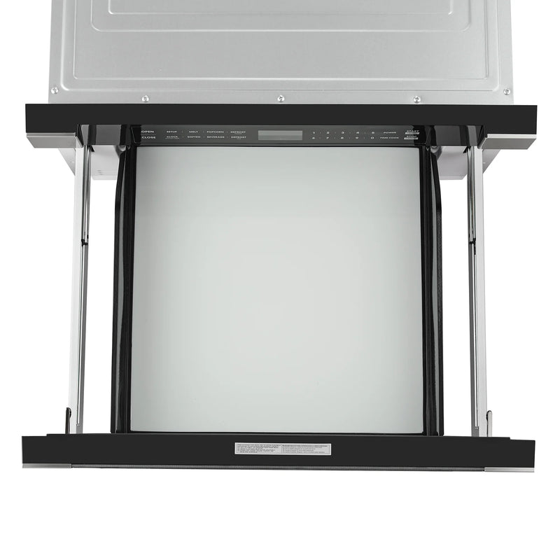 Cosmo 24" Built-in Microwave Drawer in Stainless Steel, 1.2 cu. ft. Capacity, 1000 Watts, 11 Power Levels, COS-12MWDSS-NH