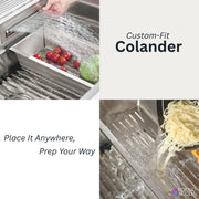 FORNO ACQUA MultiSINK kit with Integrated Waterfall Rinsing and Glass Washing Station.  Includes Chef Faucet and Accessories.