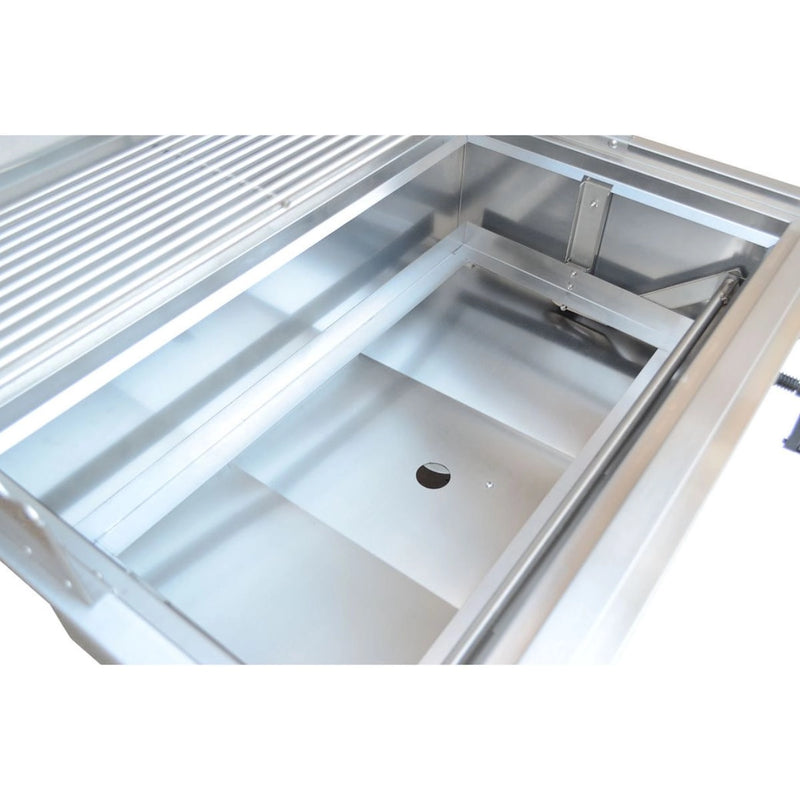 Kokomo Grills 32” Built in Charcoal Grill with 304 stainless steel, adjustable charcoal tray, and front ash clean-out.