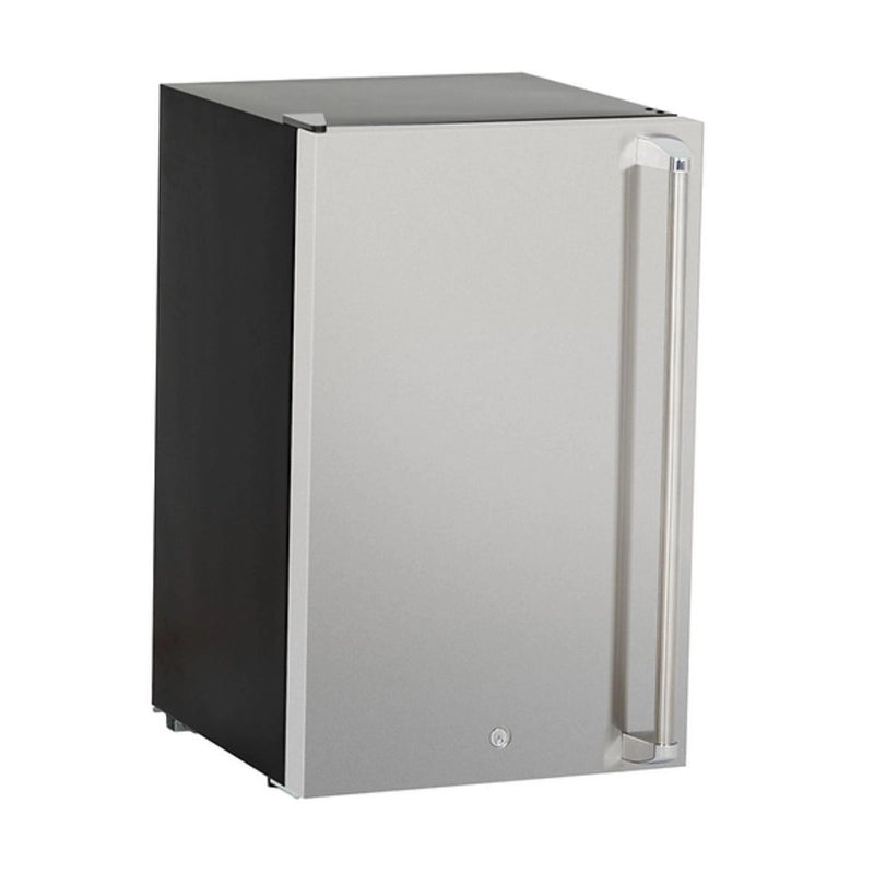 Kokomo Grills 7 PIECE OUTDOOR KITCHEN PACKAGE DEAL stainless steel outdoor-rated fridge with sleek vertical handle and compact design