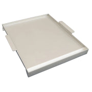 Kokomo Grills Professional Let's Get Grilling Kombo Pack stainless steel griddle insert with side handles for built-in commercial grill.