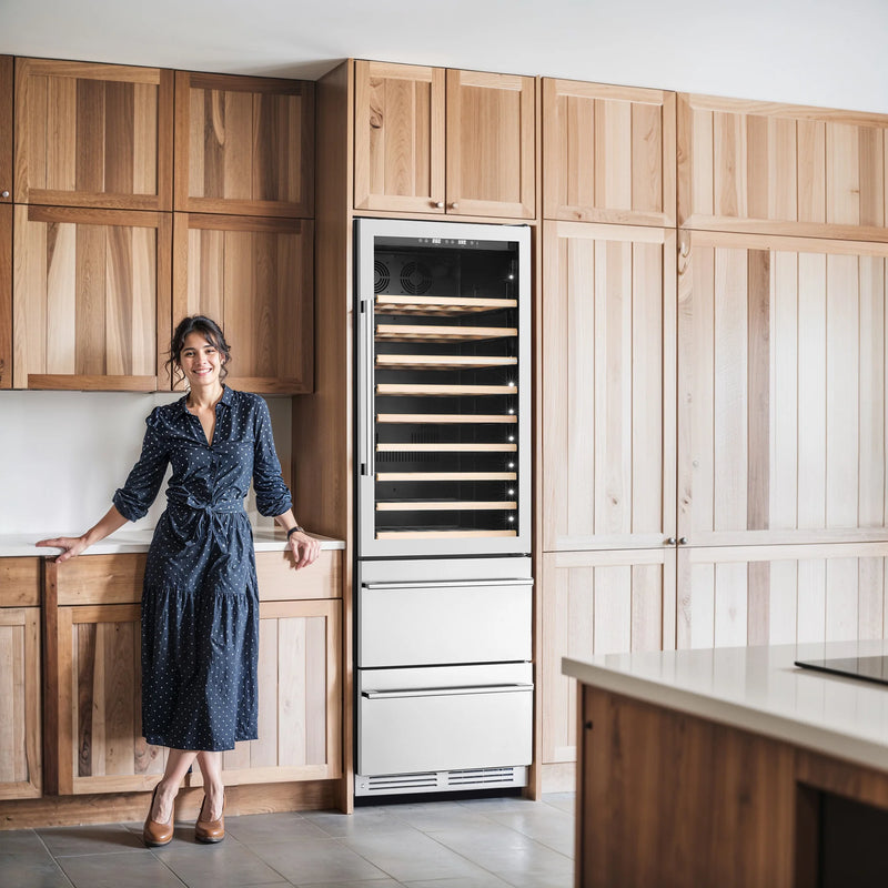 Kucht 23.5" Dual Zone Wine & Beverage Cooler, K510WB