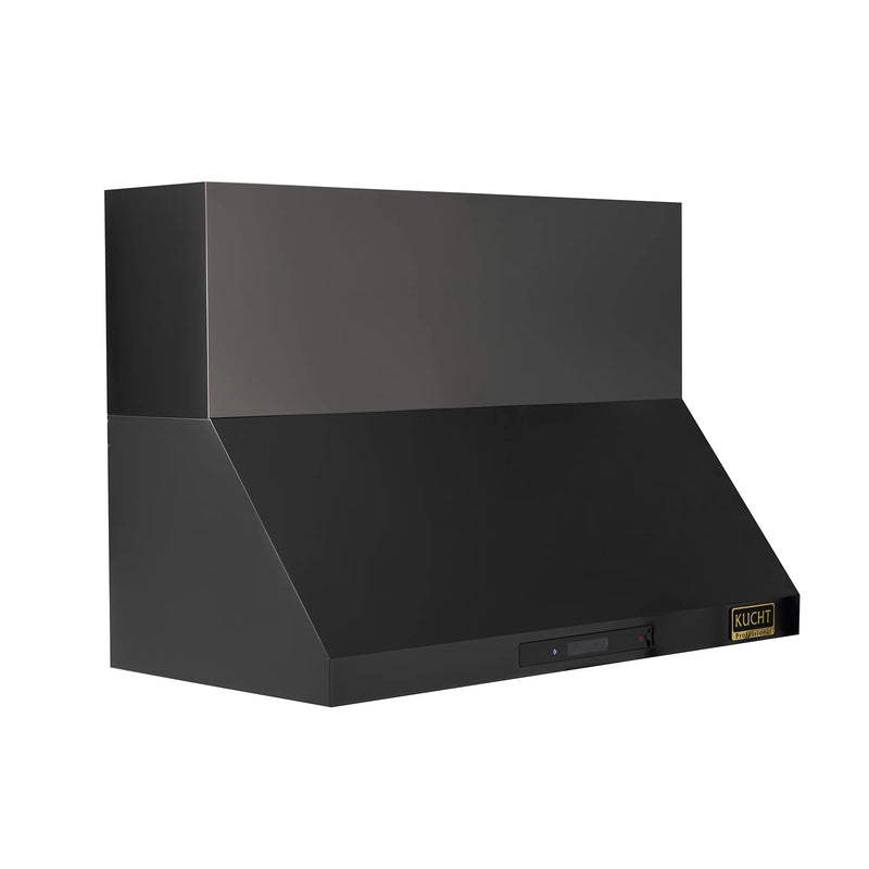 Kucht Professional 48" 1200 CFM Wall Mount Range Hood in Titanium Stainless Steel, Digital Controls, KRH483A-C