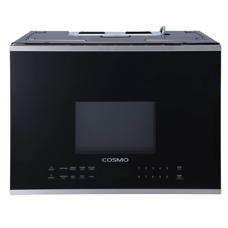 Cosmo 24" Over-the-Range Microwave in Stainless Steel, 1000W, Sensor Reheat and Cook, COS-2413ORM1SS