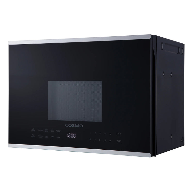 Cosmo 24" Over-the-Range Microwave in Stainless Steel, 1000W, Sensor Reheat and Cook, COS-2413ORM1SS