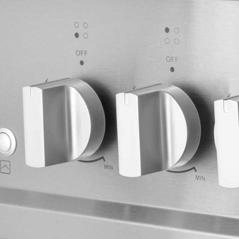 Cosmo 24" Nebula Collection 2.73 cu. ft. Freestanding Gas Range in Stainless Steel, Convection Oven, 4 Sealed Burners, COS-244AGC