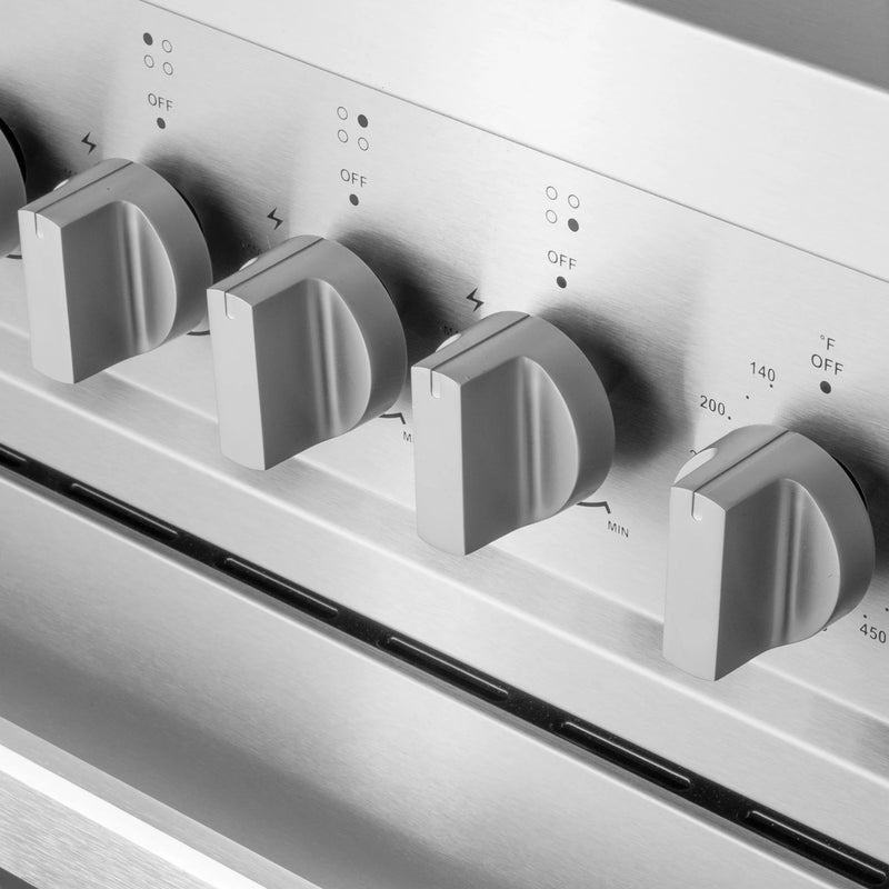 Cosmo 24" Nebula Collection 2.73 cu. ft. Freestanding Gas Range in Stainless Steel, Convection Oven, 4 Sealed Burners, COS-244AGC