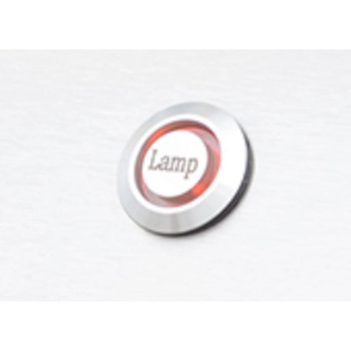 Kokomo Grills Replacement LED or Interior Light Control Switch KO-LED-SWITCH with round metal button and red illumination ring.