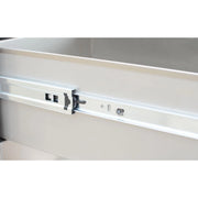 Kokomo Grills Outdoor Kitchen Stainless Steel Triple Drawer KO-TD18 with smooth ball bearing glides and heavy 304 stainless steel construction.