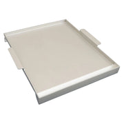 Kokomo Grills Let's Get Grilling Kombo Pack stainless steel griddle insert with side handles for built-in commercial grade grill.