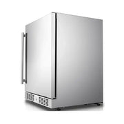 Kokomo Grills Professional Luxury Outdoor Kitchen Refrigerator KO-LUX-FRIDGE stainless steel 24” built-in with reversible handle and 5.5 cu ft capacity
