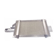 Kokomo Grills Now We're Grilling Kombo Pack stainless steel sear burner grilling accessory with mesh design and heat shield handle.