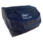 Kokomo Grills Professional Let's Get Grilling Kombo Pack black grill cover with logo, durable waterproof material for 4 burner grill protection