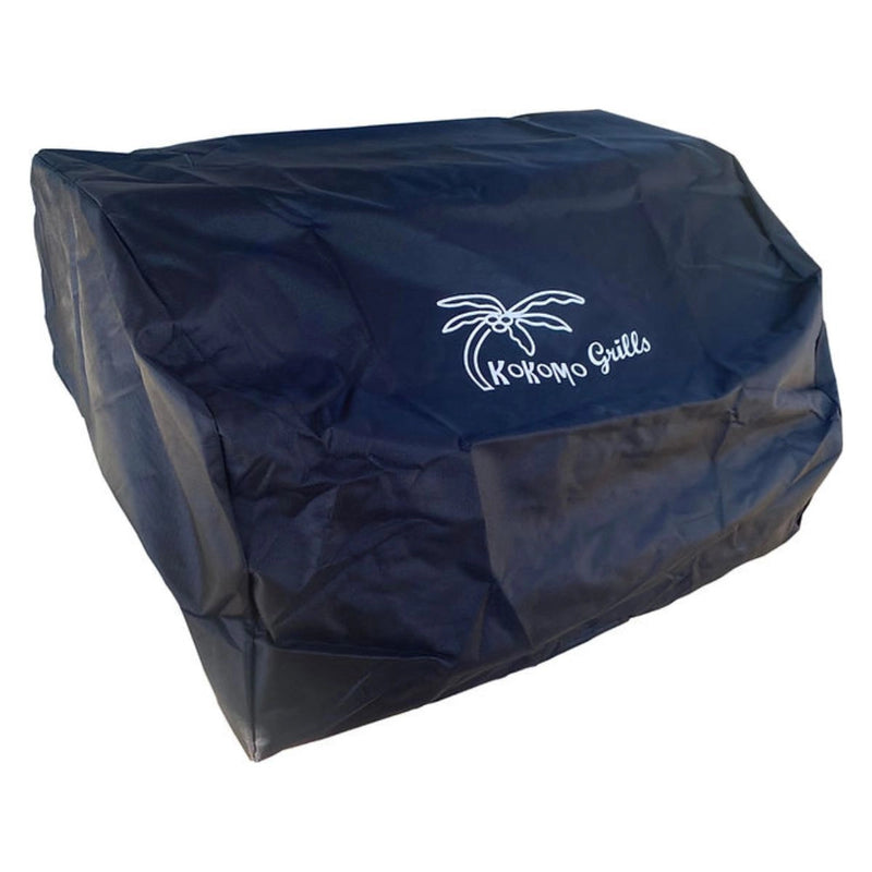 Kokomo Grills 7 PIECE OUTDOOR KITCHEN PACKAGE DEAL built-in BBQ cover in black, durable waterproof material with logo printed front center