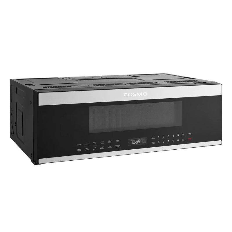 Cosmo 30" Over-the-Range Microwave, 1000W, Smart Sensor Cooking, 400 CFM, COS-3012ORLP1SS
