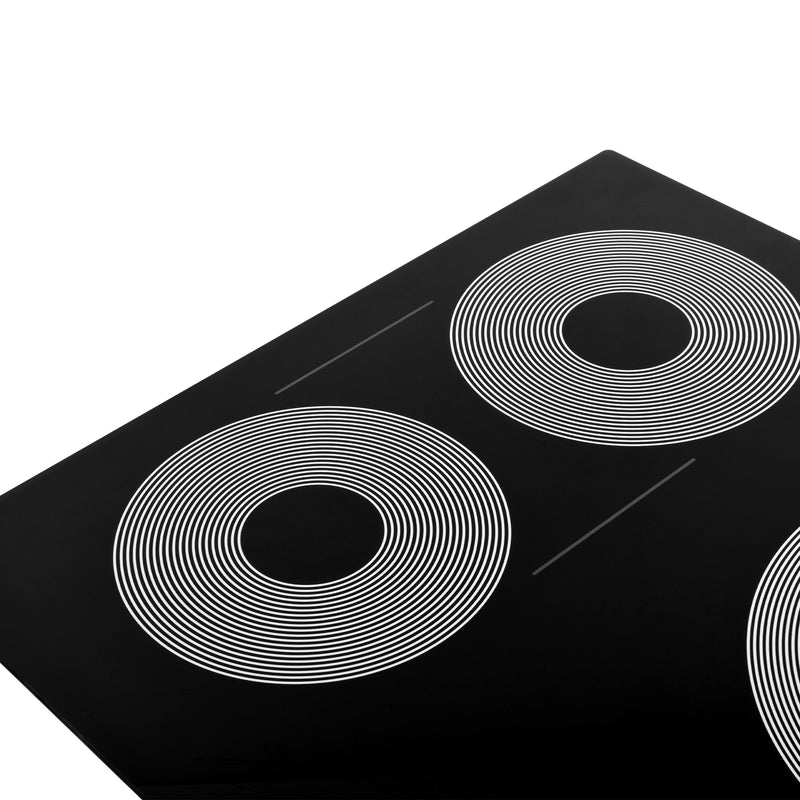 Cosmo 30" Electric Ceramic Glass Cooktop, Triple Zone Element, Sync Burners, Hot Surface Indicator Light, COS-304TBECC