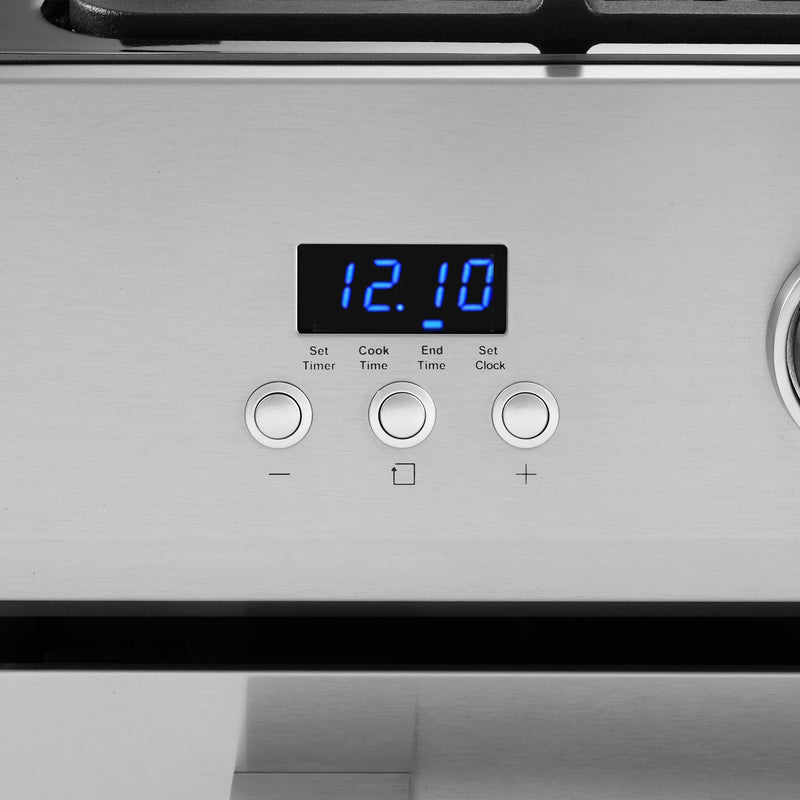 Cosmo 30" Nebula Collection 5.0 cu. ft. Freestanding Gas Range in Stainless Steel, Convection Oven, 5 Sealed Burners, COS-305AGC