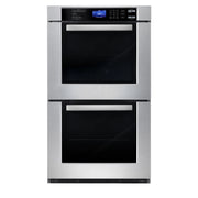 Cosmo 30" Haven Collection Double Electric Wall Oven in Stainless Steel, True Convection, Self-Cleaning, COS-30EDWC