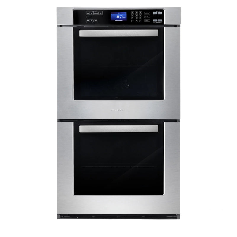 Cosmo 30" Haven Collection Double Electric Wall Oven in Stainless Steel, True Convection, Self-Cleaning, COS-30EDWC