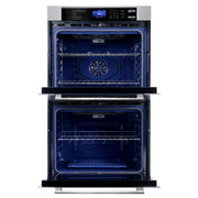 Cosmo 30" Haven Collection Double Electric Wall Oven in Stainless Steel, True Convection, Self-Cleaning, COS-30EDWC