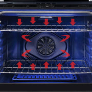 Cosmo 30" Haven Collection Double Electric Wall Oven in Stainless Steel, True Convection, Self-Cleaning, COS-30EDWC