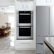 Cosmo 30" Haven Collection Double Electric Wall Oven in Stainless Steel, True Convection, Self-Cleaning, COS-30EDWC