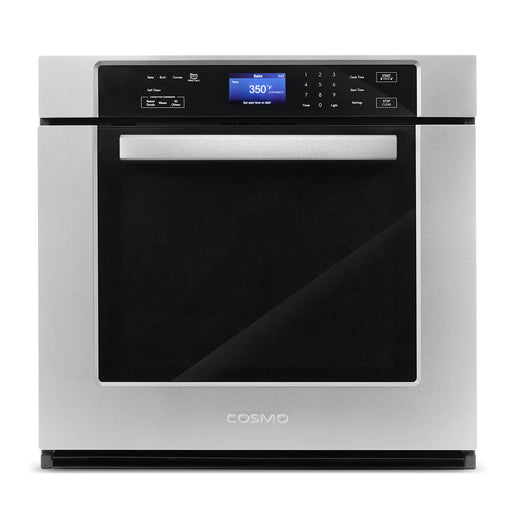 Cosmo 30" Haven Collection Single Electric Wall Oven in Stainless Steel, True Convection, Self-Cleaning, COS-30ESWC