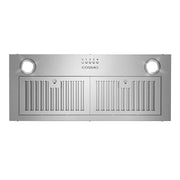 Cosmo 30" Lumin Collection Ducted Insert Range Hood in Stainless Steel, 380 CFM, LED Lights, COS-30IRHP