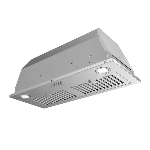 Cosmo 30" Lumin Collection Ducted Insert Range Hood in Stainless Steel, 380 CFM, LED Lights, COS-30IRHP