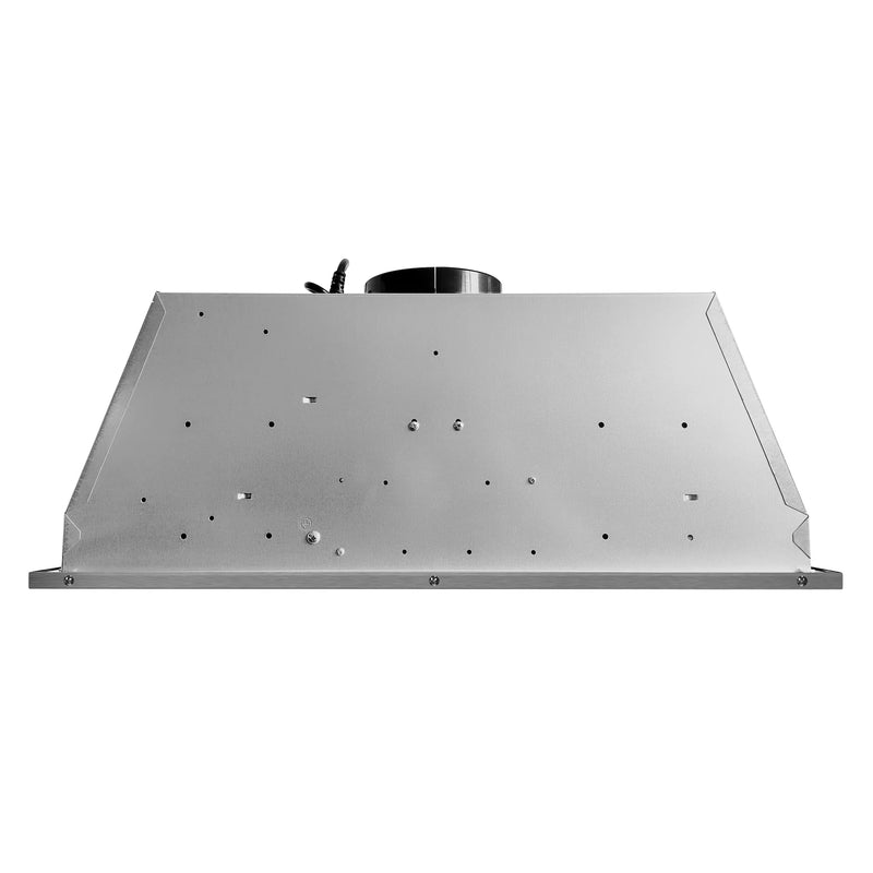 Cosmo 30" Lumin Collection Ducted Insert Range Hood in Stainless Steel, 380 CFM, Touch Controls, COS-30IRHS