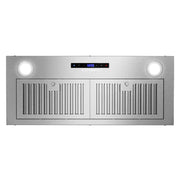 Cosmo 30" Lumin Collection Ducted Insert Range Hood in Stainless Steel, 380 CFM, Touch Controls, COS-30IRHS