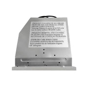 Cosmo 30" Lumin Collection Ducted Insert Range Hood in Stainless Steel, 380 CFM, Touch Controls, COS-30IRHS