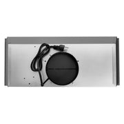 Cosmo 30" Lumin Collection Ducted Insert Range Hood in Stainless Steel, 380 CFM, Touch Controls, COS-30IRHS