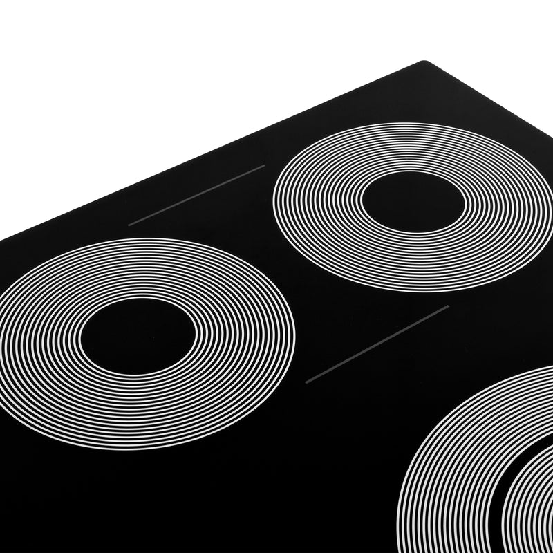 Cosmo 36" Electric Ceramic Glass Cooktop, 5 Burners, Triple Zone Element, Sync Burners, COS-365TBECC