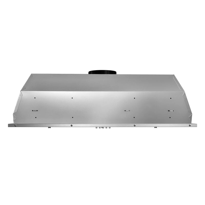 Cosmo 36" Lumin Collection Ducted Insert Range Hood in Stainless Steel, 380 CFM, LED Lights, COS-36IRHP