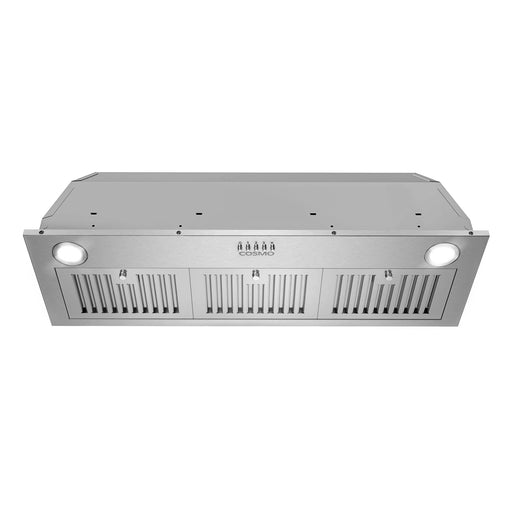 Cosmo 36" Lumin Collection Ducted Insert Range Hood in Stainless Steel, 380 CFM, LED Lights, COS-36IRHP