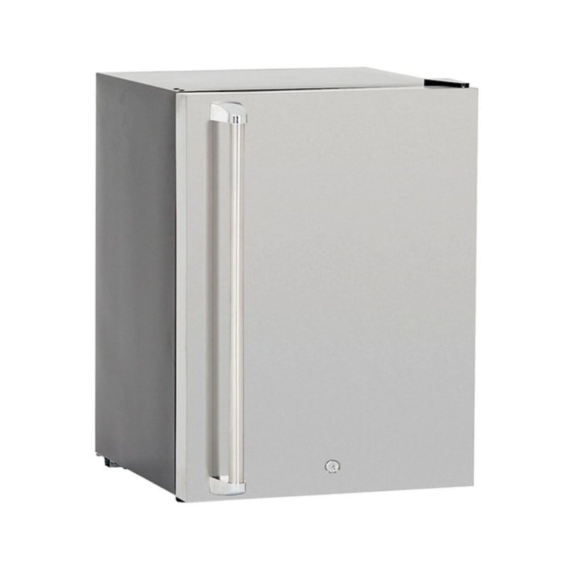 Kokomo Grills Fridge Door Sleeve - KO-FDS stainless steel sleeve with vertical handle for classic series fridge door upgrade.