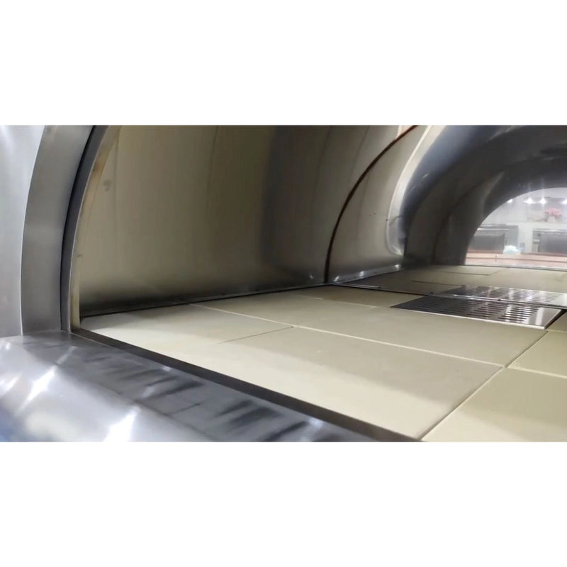 Kokomo Grills 32” Wood Fired Stainless Steel Pizza Oven with 304 stainless steel interior and large 32-inch cooking chamber.