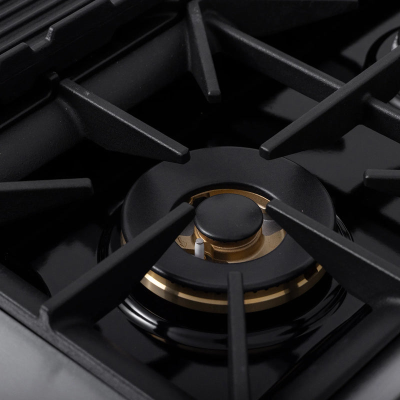 Kucht 36" 5.2 cu ft. Propane Gas Dual Fuel Range in Stainless Steel, KXP36-SS/LP