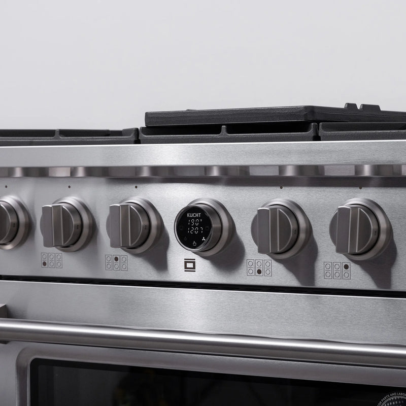 Kucht 36" 5.2 cu ft. Natural Gas Dual Fuel Range in Stainless Steel, KXP36-SS