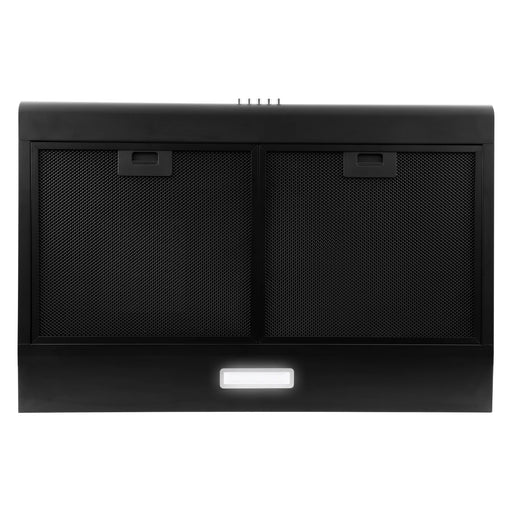 Cosmo 30" Delta Collection Under Cabinet Range Hood in Matte Black, 3-Speed Motor, LED Lights, COS-5MU30-BK
