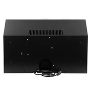 Cosmo 30" Delta Collection Under Cabinet Range Hood in Matte Black, 3-Speed Motor, LED Lights, COS-5MU30-BK