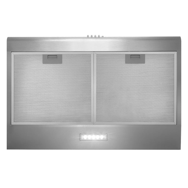 Cosmo 30" Delta Collection Under Cabinet Range Hood in Stainless Steel, 3-Speed Motor, LED Lights, COS-5MU30