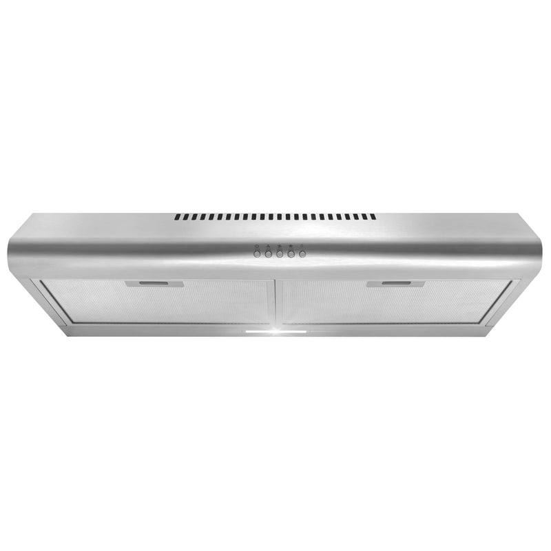 Cosmo 30" Delta Collection Under Cabinet Range Hood in Stainless Steel, 3-Speed Motor, LED Lights, COS-5MU30
