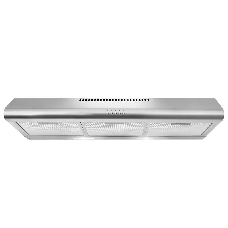 Cosmo 36" Delta Collection Under Cabinet Range Hood in Stainless Steel, 3-Speed Motor, LED Lights, COS-5MU36