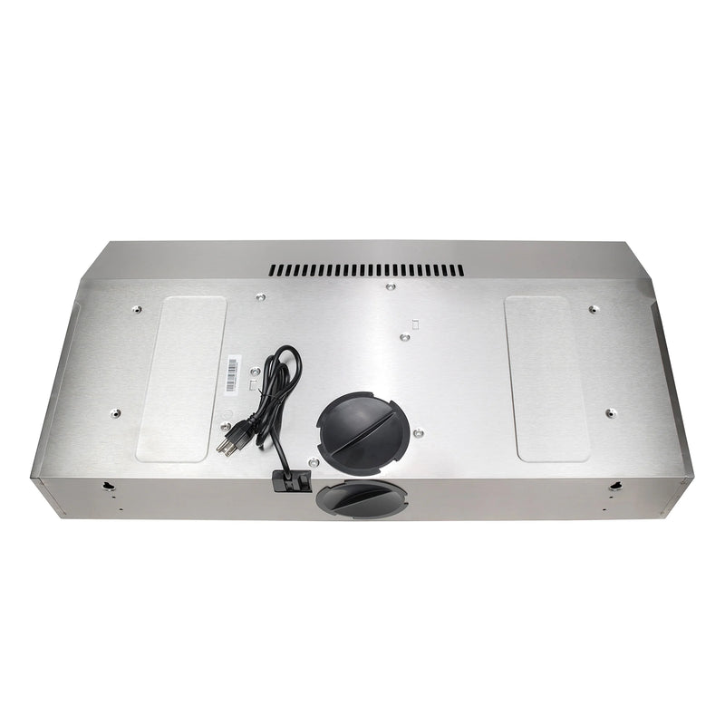 Cosmo 36" Delta Collection Under Cabinet Range Hood in Stainless Steel, 3-Speed Motor, LED Lights, COS-5MU36